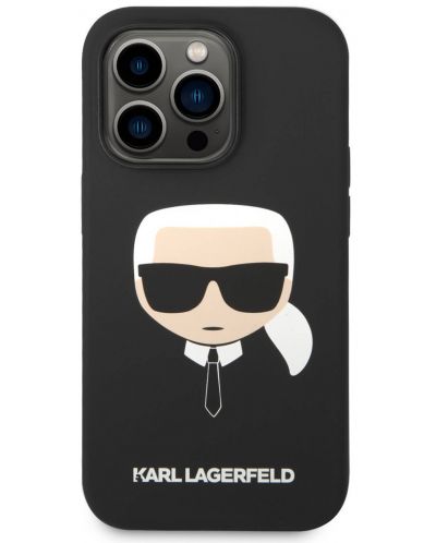 Калъф Karl Lagerfeld - MS Karl Head, iPhone 14 Pro Max, черен - 1
